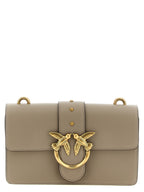 Love One Gray Calfskin Crossbody Bag