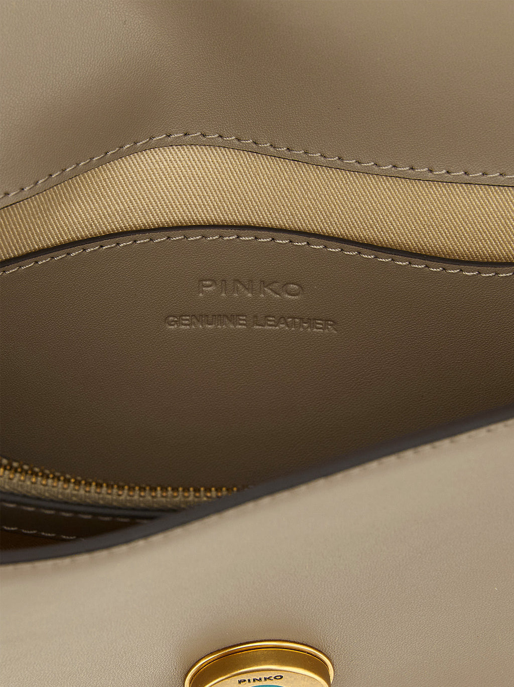 Love One Gray Calfskin Crossbody Bag