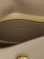 Love One Gray Calfskin Crossbody Bag