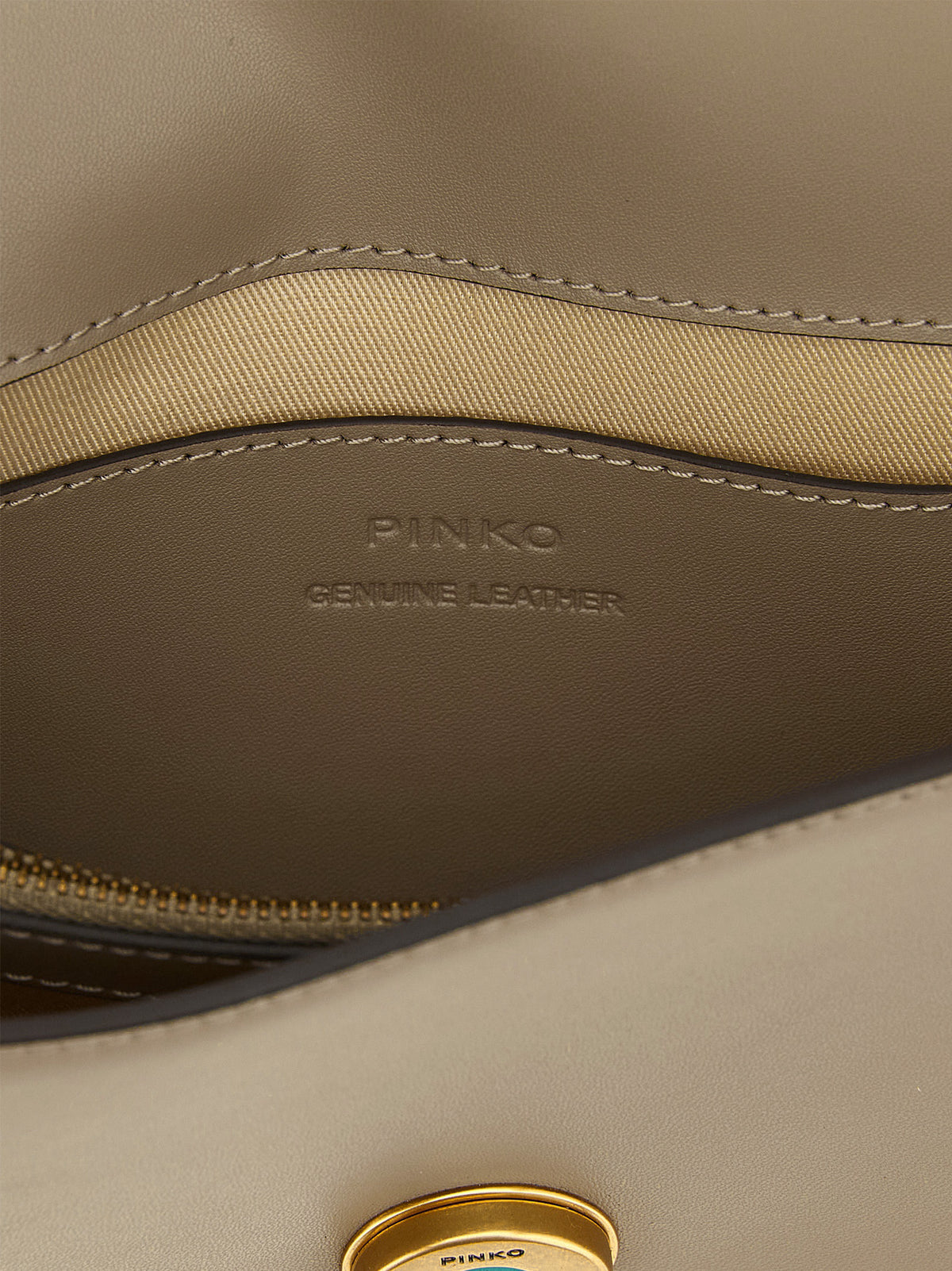 Love One Gray Calfskin Crossbody Bag