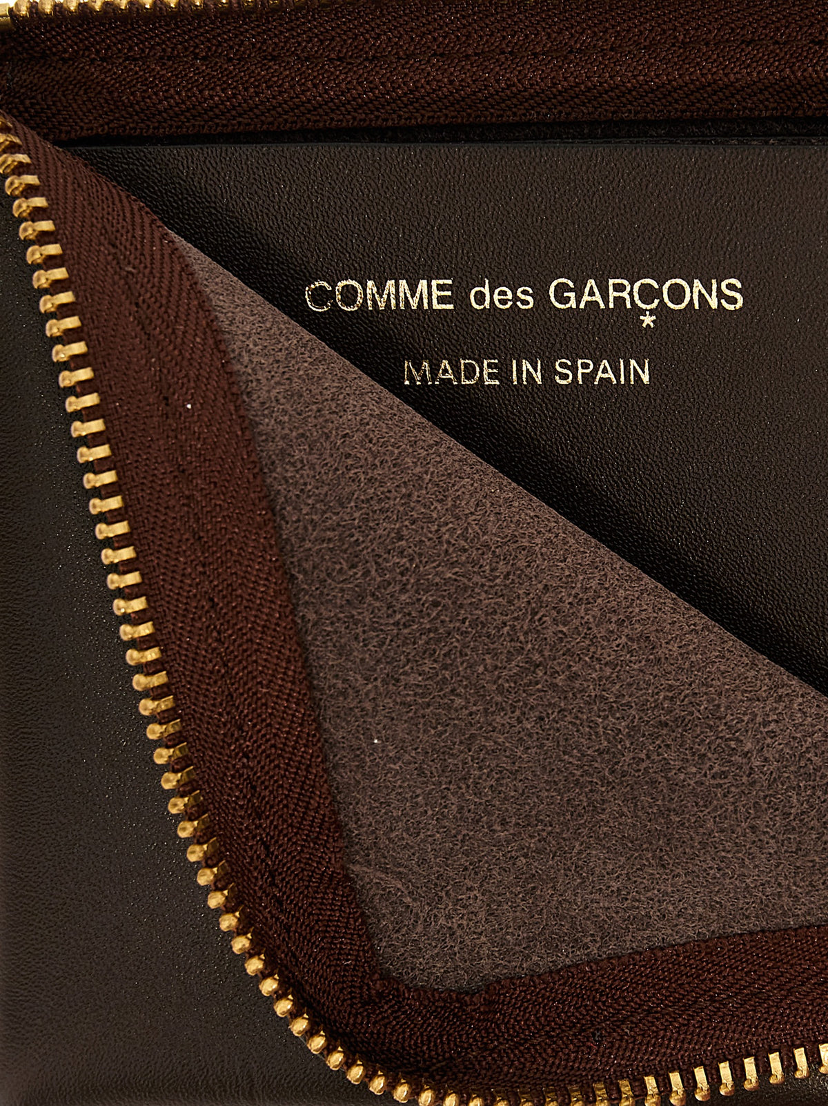 Compact Brown Cowhide Classic Line Wallet