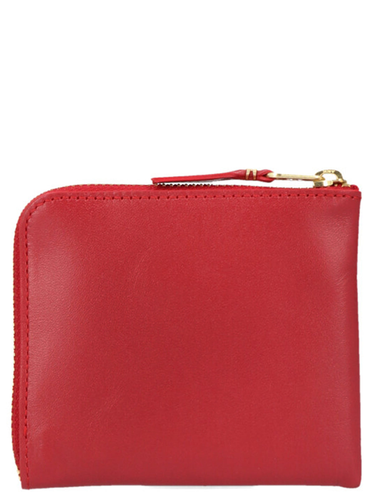 Compact Red Calfskin Cardholder