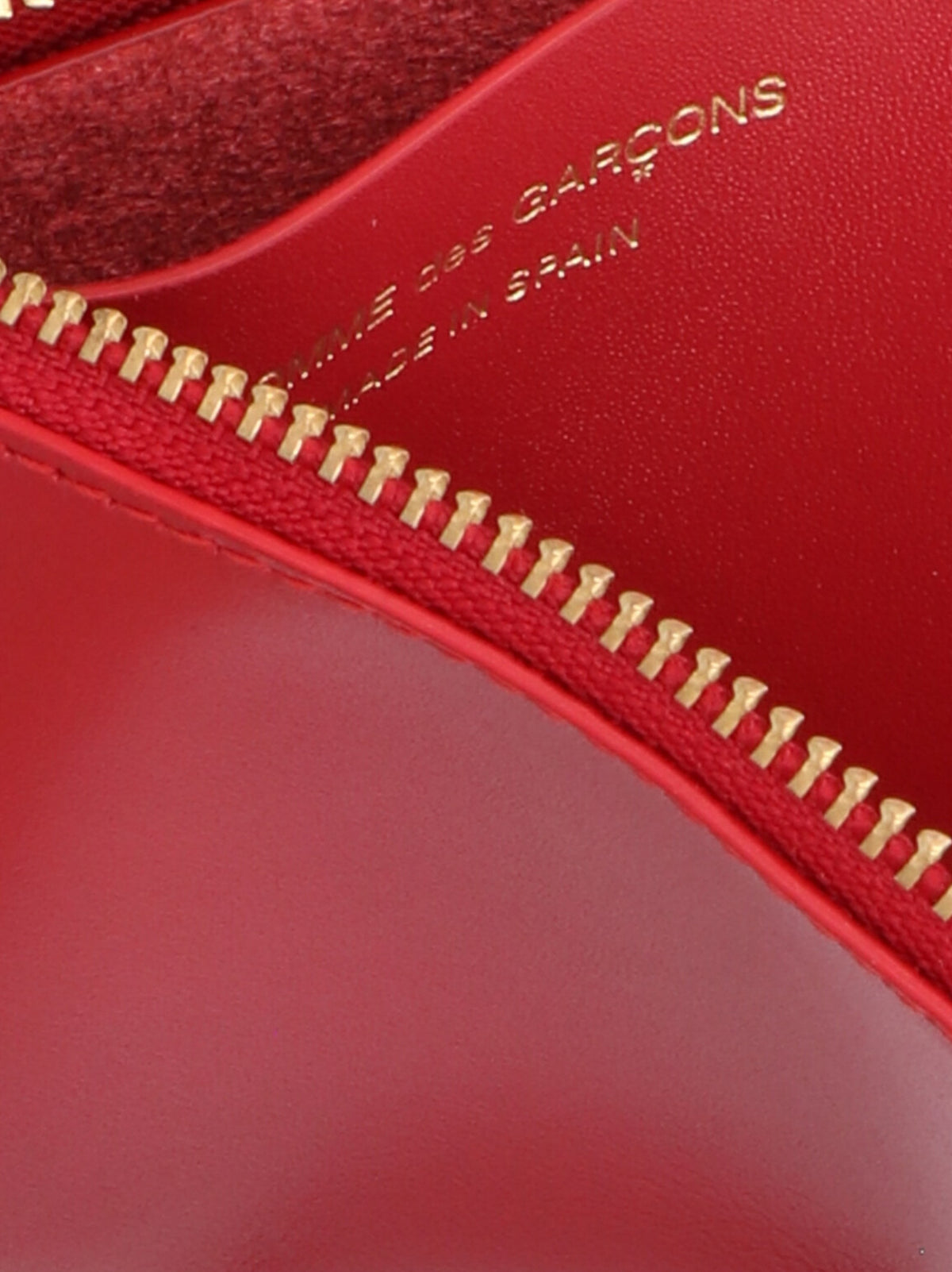 Compact Red Calfskin Cardholder