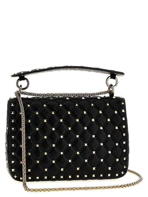 Lambskin Rockstud Spike Shoulder Bag
