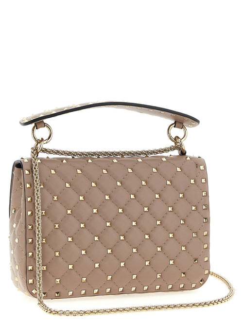 Rockstud Spike Lamb Leather Shoulder Bag