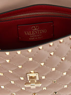 Rockstud Spike Lamb Leather Shoulder Bag