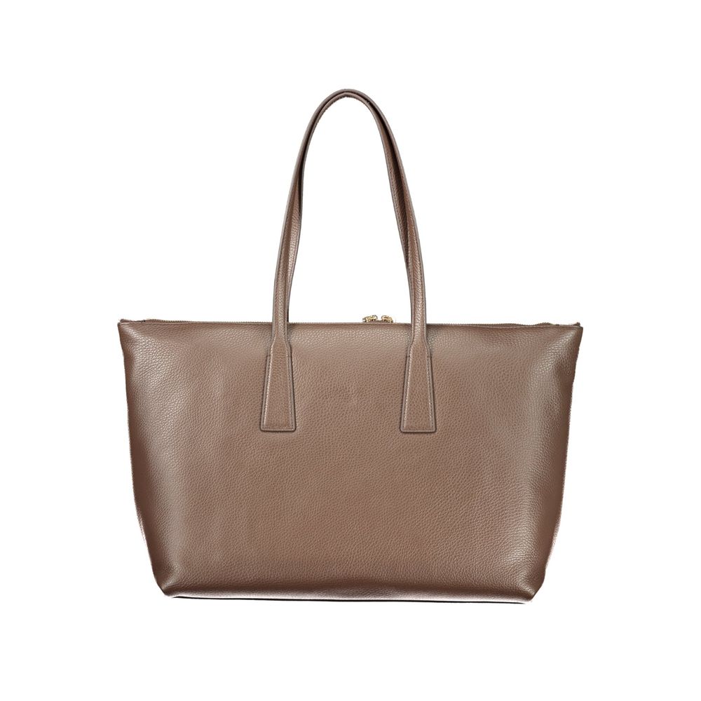 Brown Leather Olivia L Tote