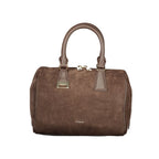 Olivia M Boston Brown Leather Bag