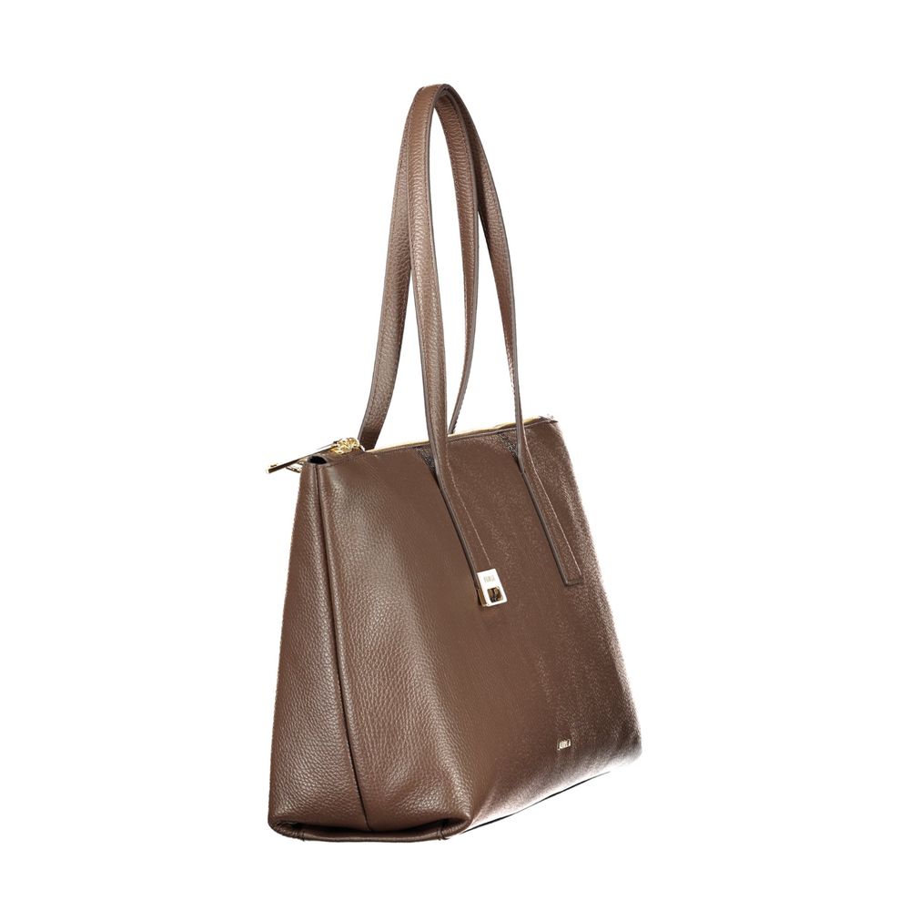 Brown Leather Olivia M Tote