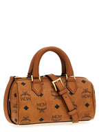 Brown Polyethylene Ella Boston Mini Handbag