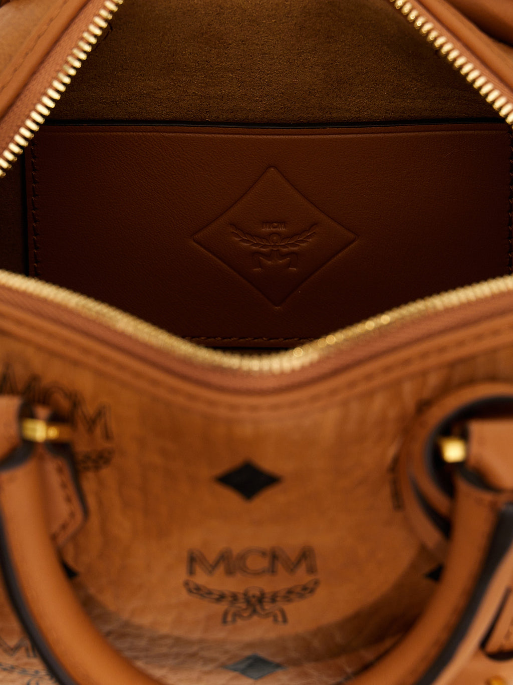 Brown Polyethylene Ella Boston Mini Handbag