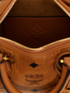 Brown Polyethylene Ella Boston Mini Handbag