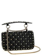 Lamb Leather Rockstud Spike Handbag