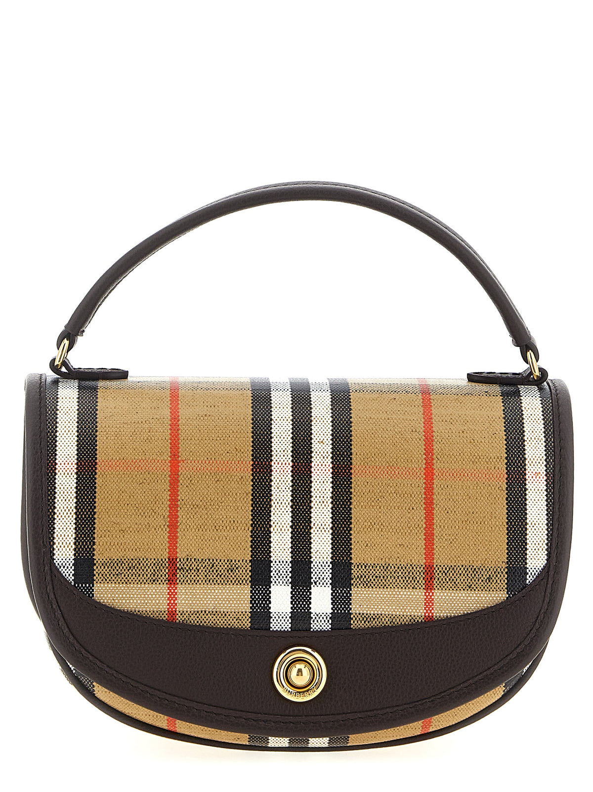 Multicolor Cotton Highlands Check Shoulder Bag