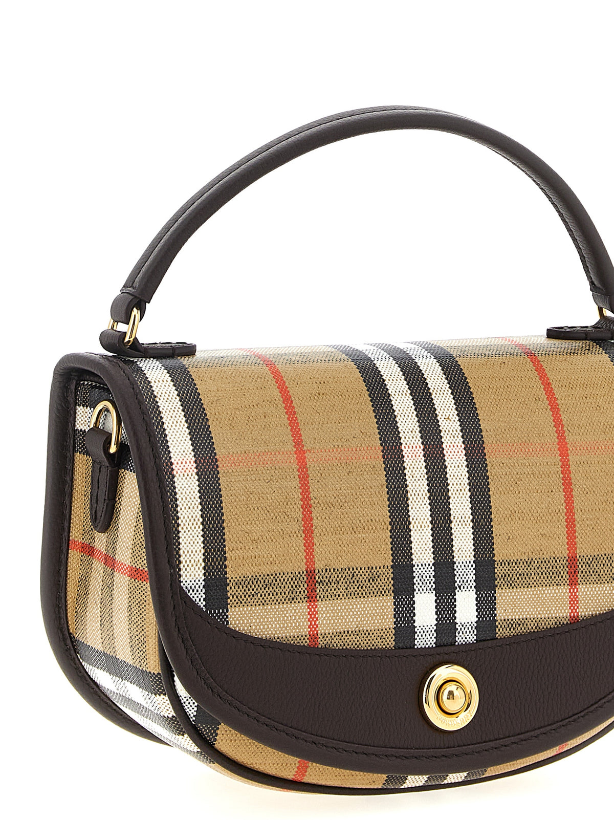 Multicolor Cotton Highlands Check Shoulder Bag