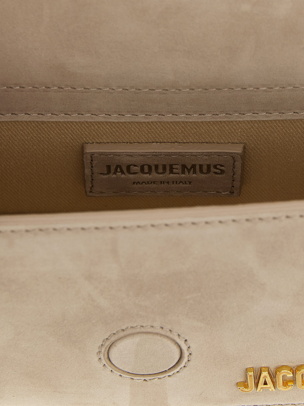 Beige Calfskin Le Bambino Handbag