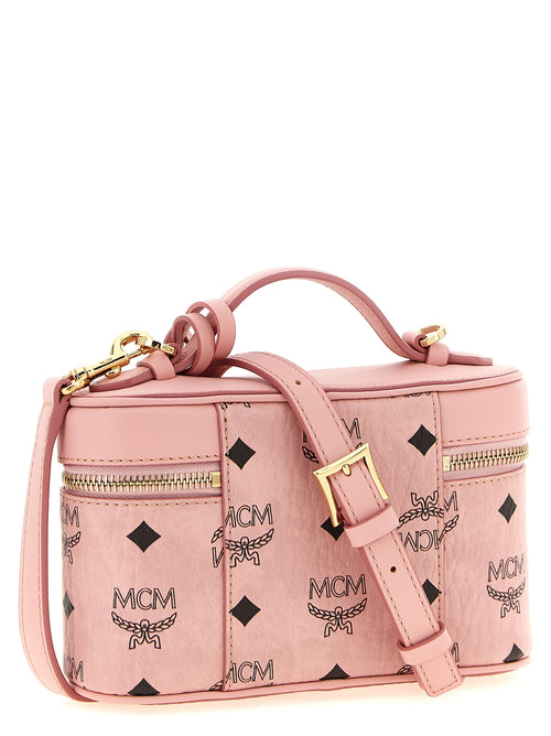 Polyurethane Aren Vanity Case Handbag