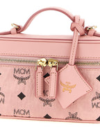 Polyurethane Aren Vanity Case Handbag