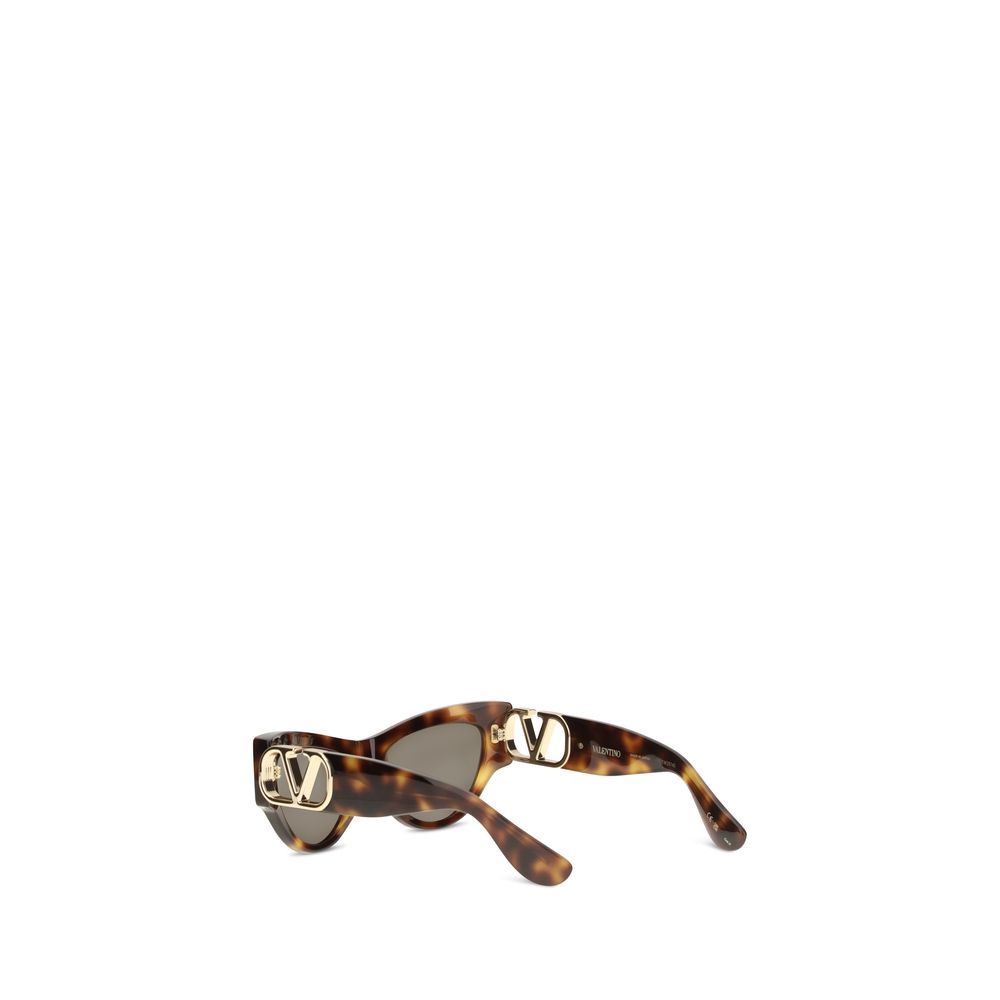 Glossy Recycled Acetate Cat‑Eye Sunglasses