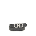 Calfskin Gancini Reversible Belt