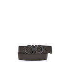 Calfskin Belt with Gancini Buckle