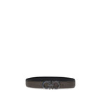 Calfskin Belt with Gancini Buckle