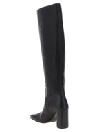 Black Calfskin Petra Over‑the‑Knee Boot