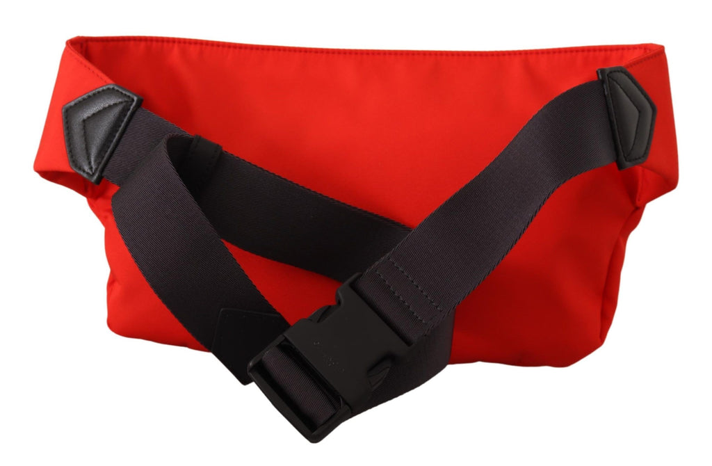 Red Polyamide Large Bum Belt Bag