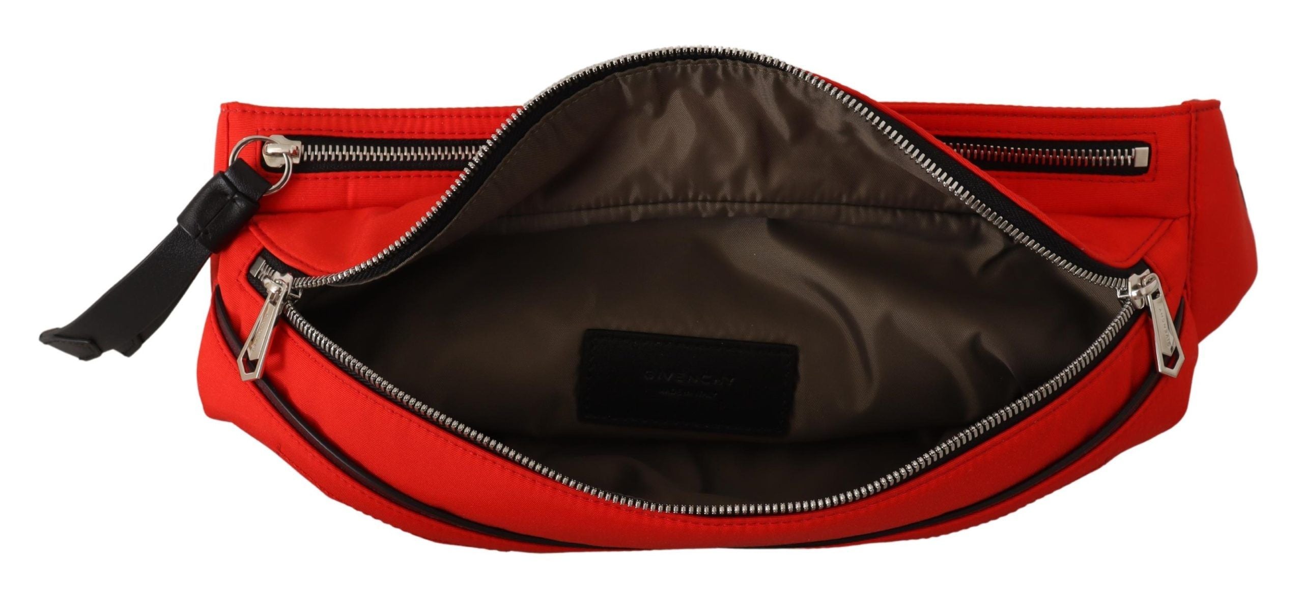 Red Polyamide Large Bum Belt Bag