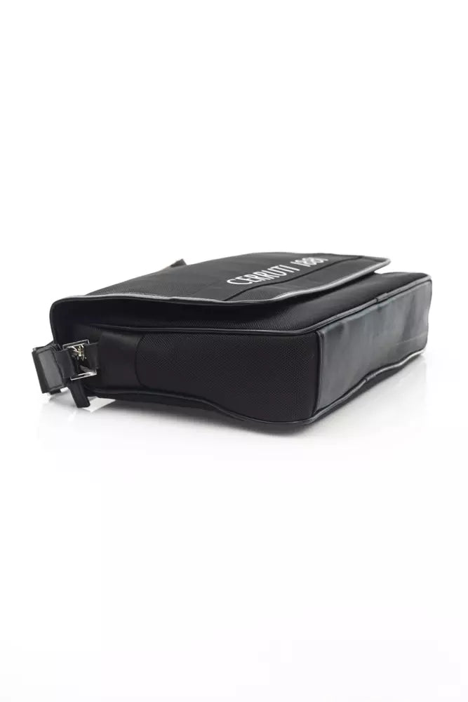 Black Classic Leather Crossbody