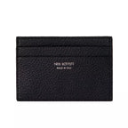 Black Leather Card Holder