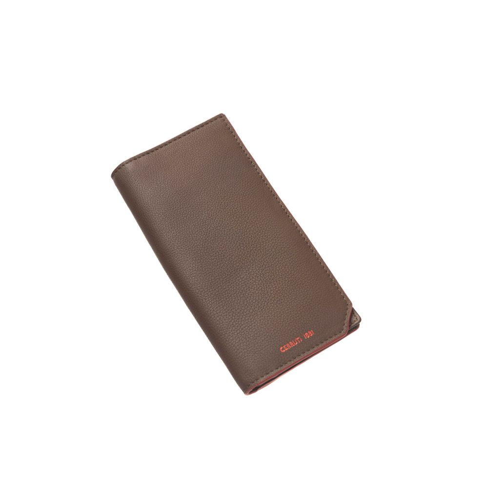 Brown Calfskin Men's Wallet