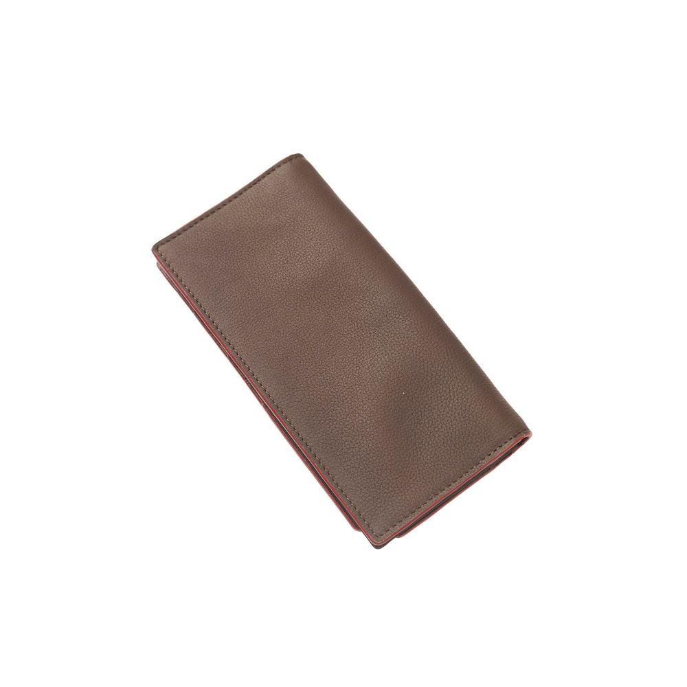 Brown Calfskin Men's Wallet