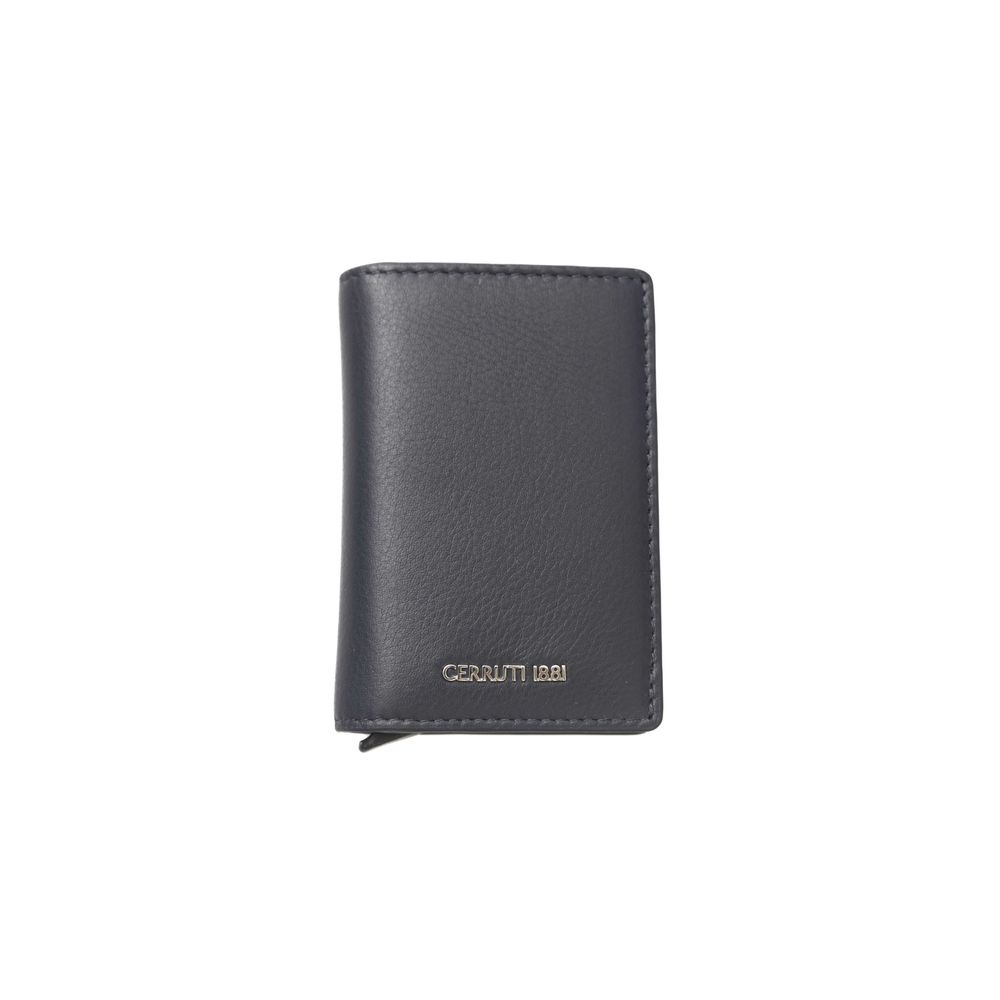 Blue Calfskin Men's Wallet