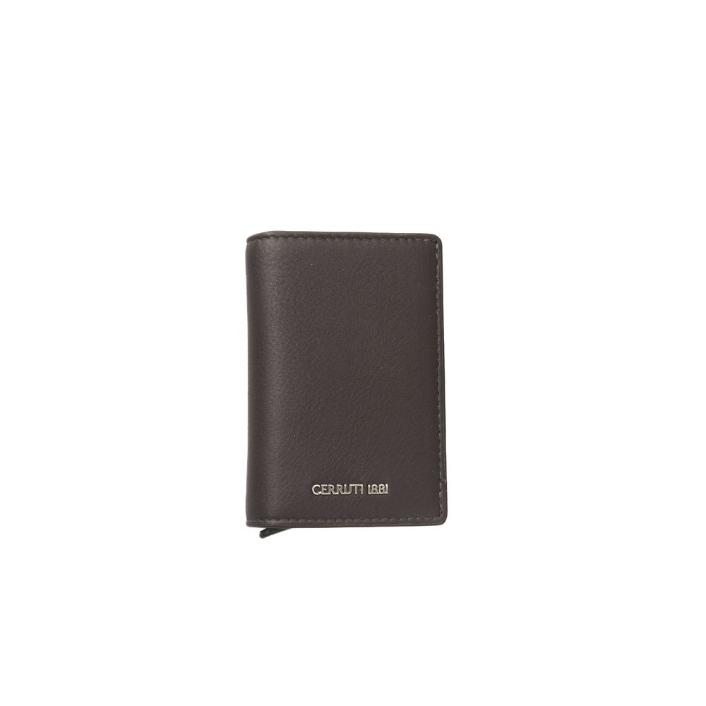 Brown Calfskin Men's Wallet