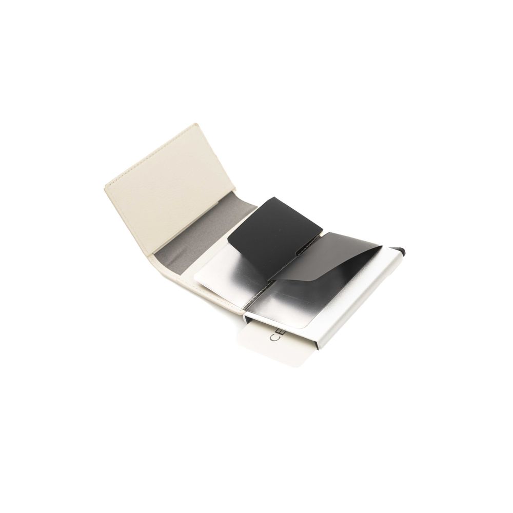 Beige Calfskin Wallet