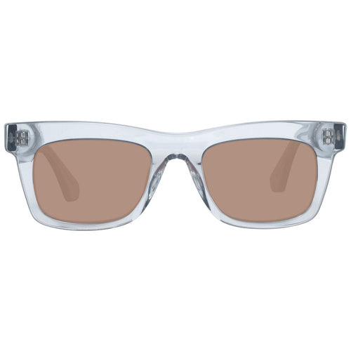 Transparent Acetate Rectangle Sunglasses