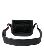 Black Exotic Leather Camera Bag