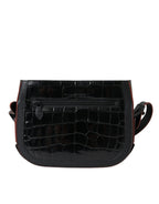 Black Exotic Leather Camera Bag