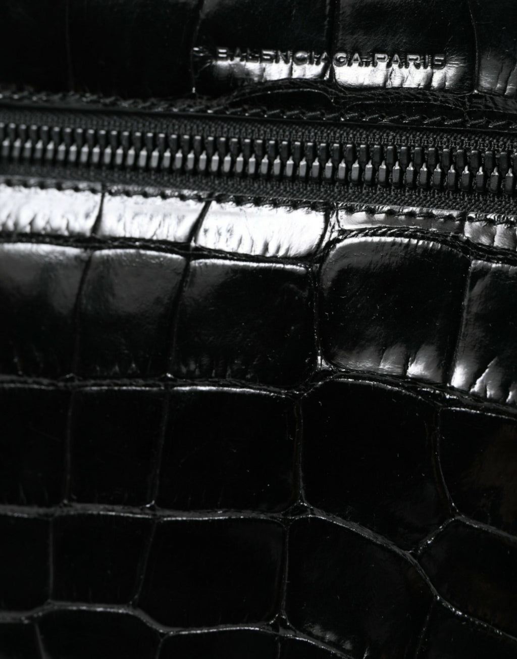 Black Exotic Leather Camera Bag