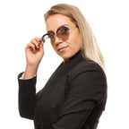 Gold Metal & Plastic Sunglasses