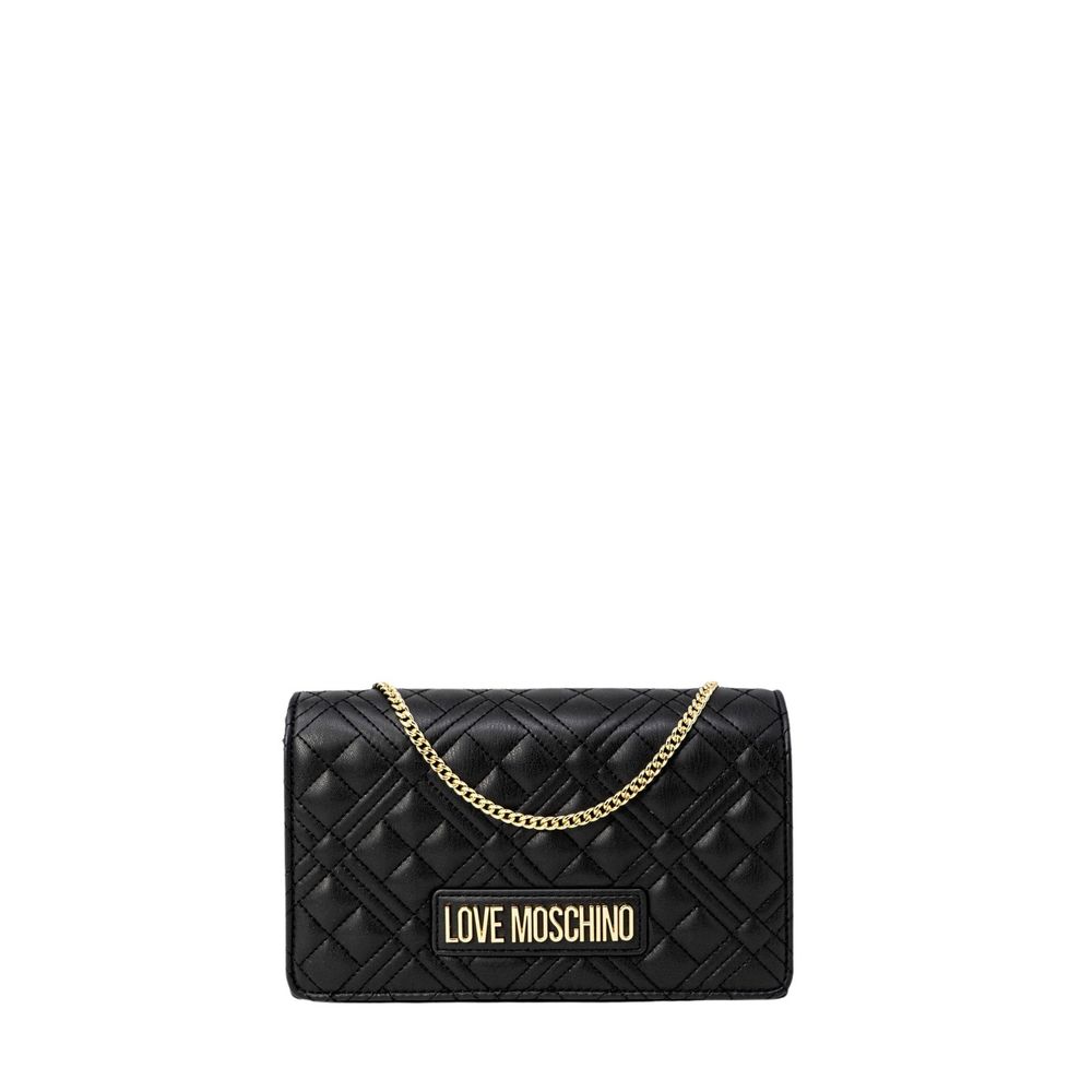 Small Quilted Polyurethane Shoulder Bag