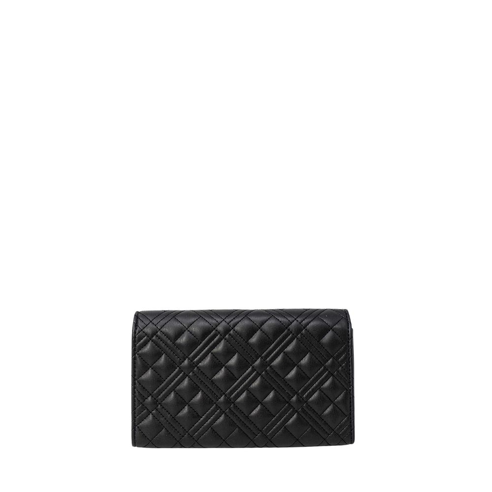 Small Quilted Polyurethane Shoulder Bag