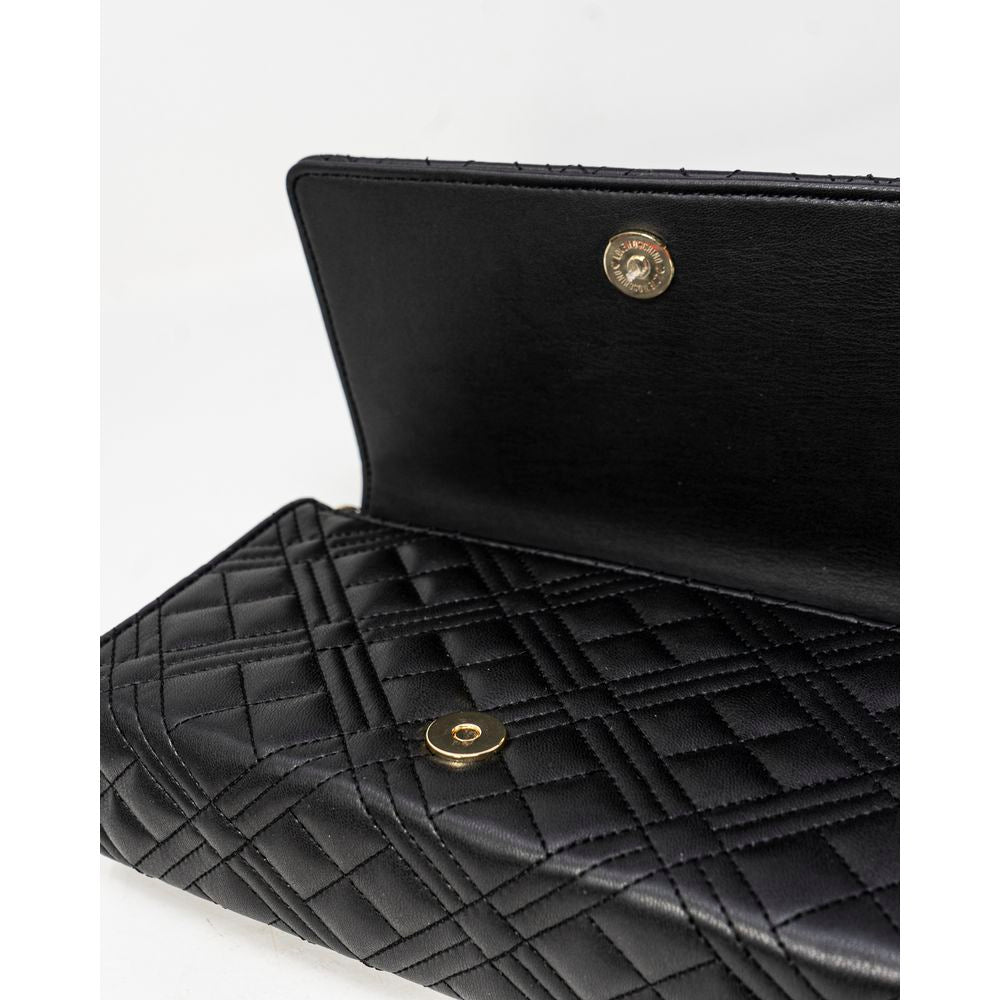 Small Quilted Polyurethane Shoulder Bag