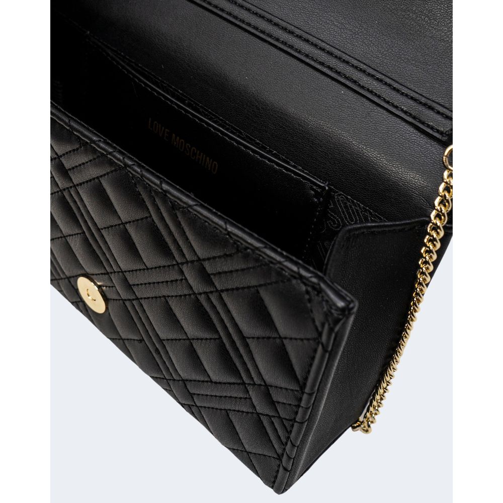 Small Quilted Polyurethane Shoulder Bag