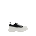 Cotton Tread Slick Platform Sneakers