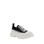 Cotton Tread Slick Platform Sneakers