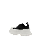 Cotton Tread Slick Platform Sneakers