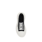 Cotton Tread Slick Platform Sneakers