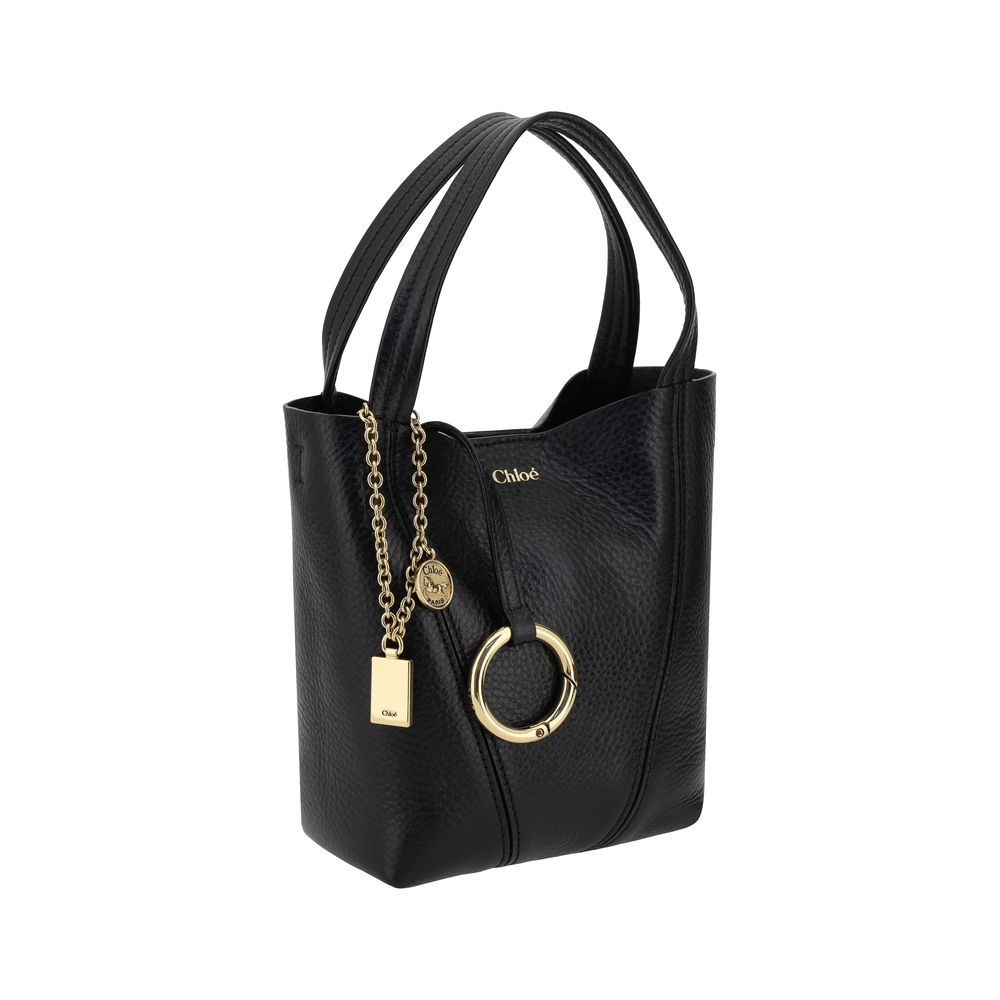 Grained Calf Leather Spin Shoulder Bag